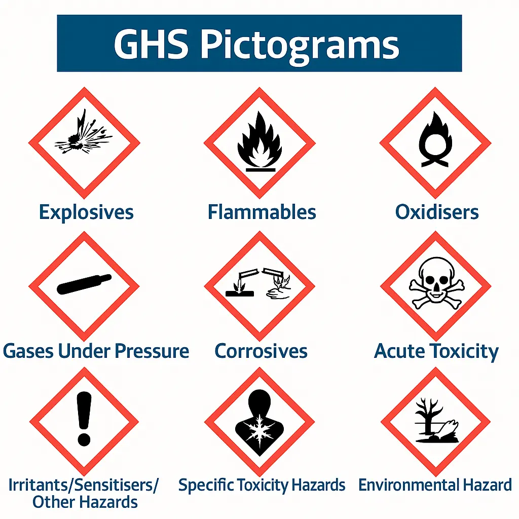 GHS Hazard Pictograms Chart