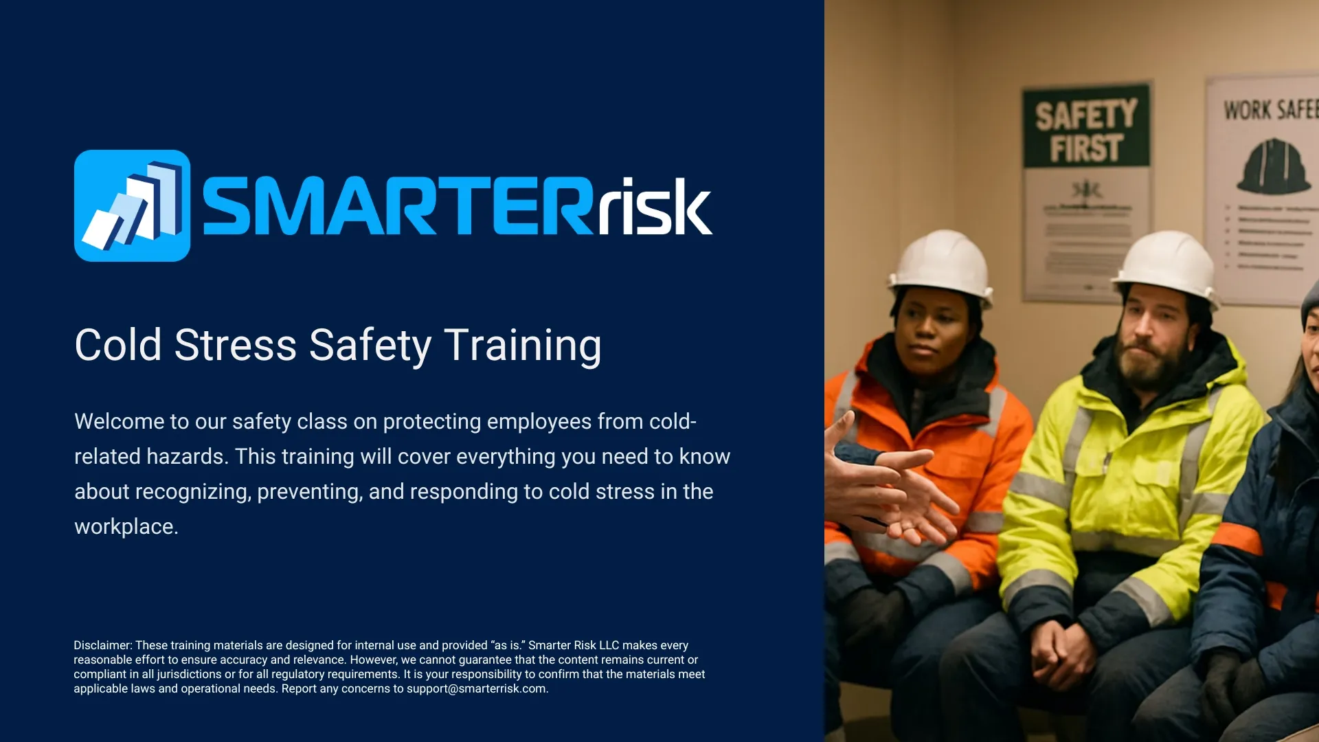 Cold Stress Safety Training Course