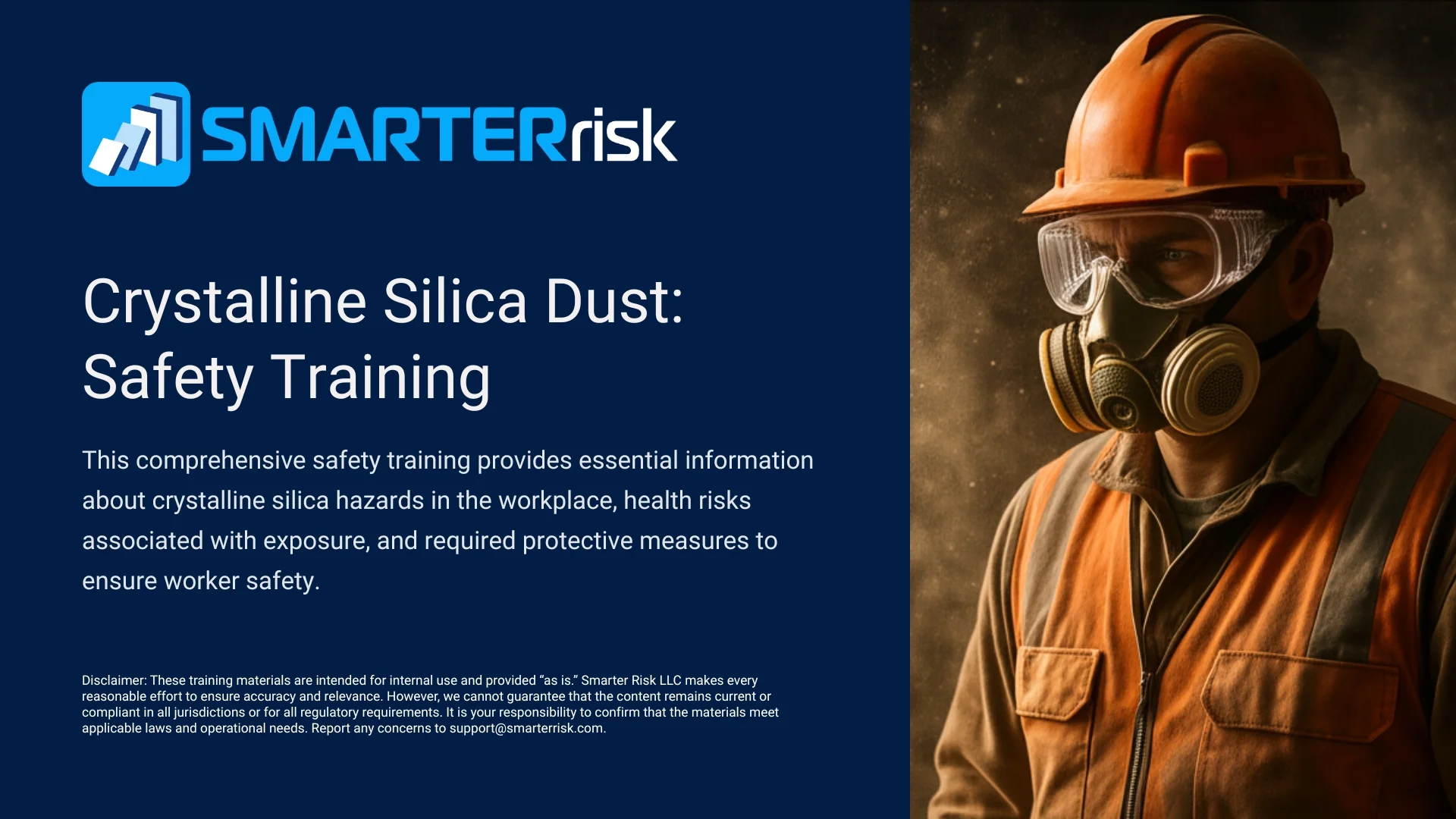 Crystalline Silica Dust Safety Training Course