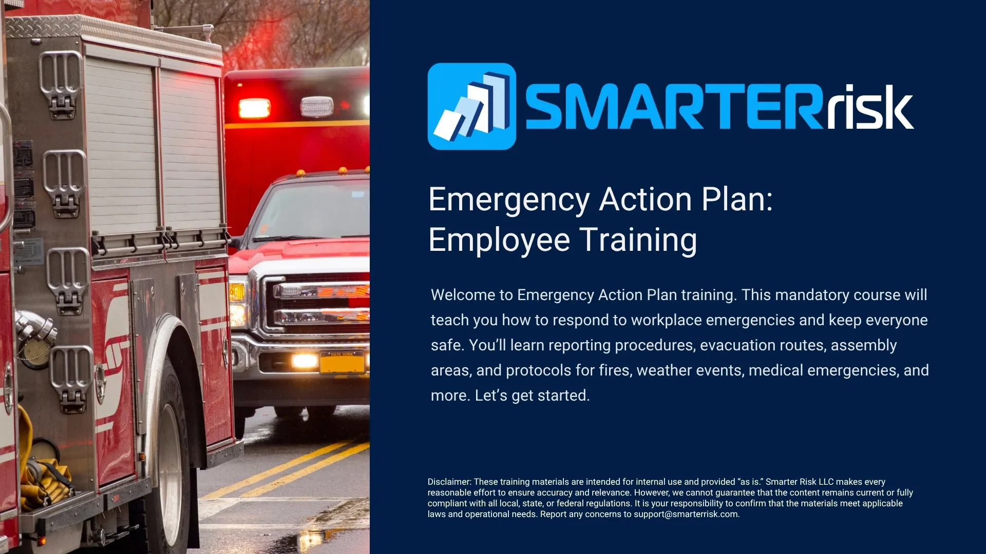 Emergency Action Plan Training Course