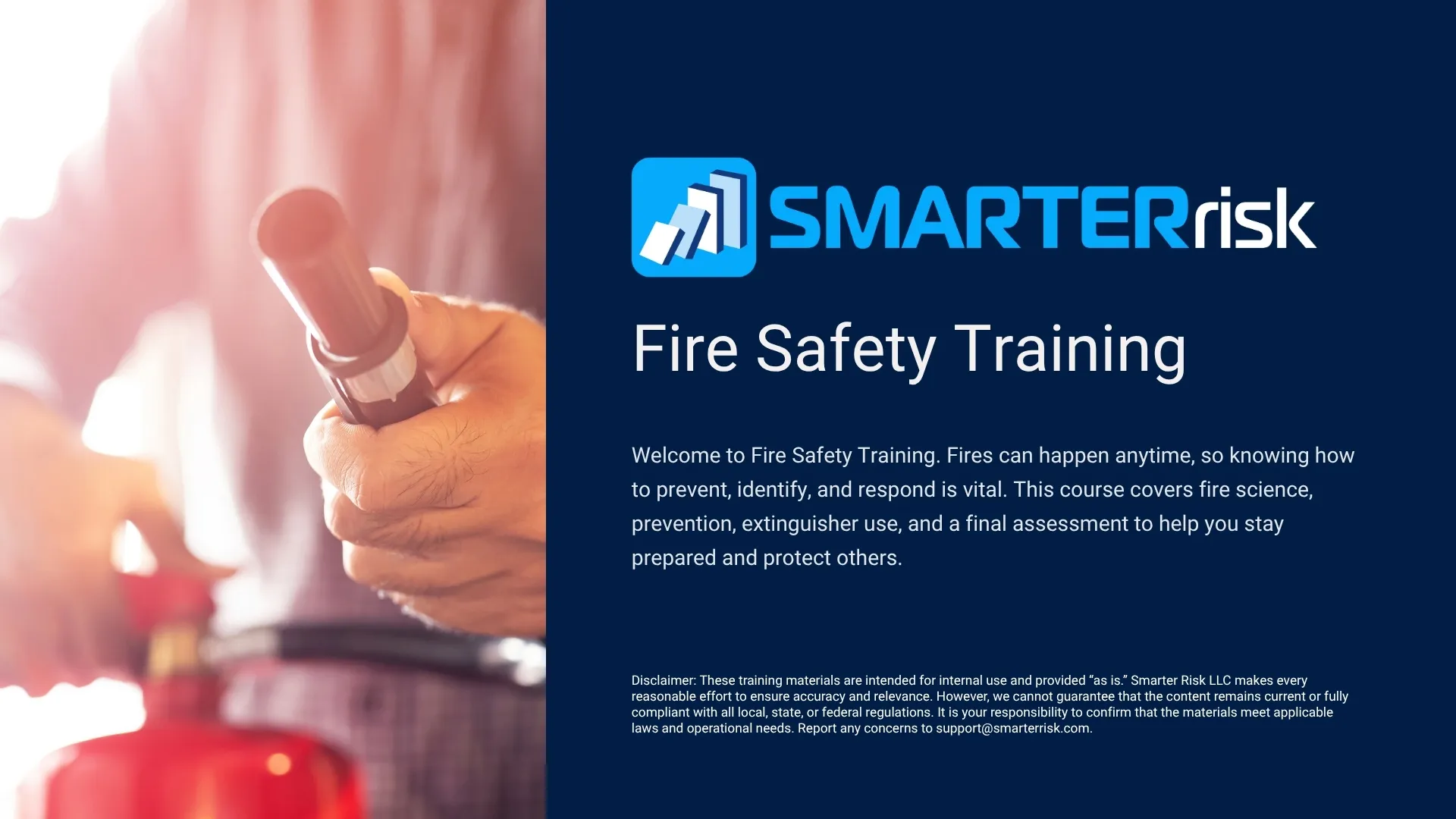 Fire Safety and Fire Extinguisher Training Course