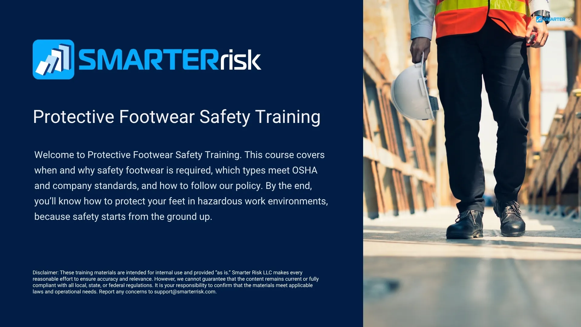 Footwear Safety Training Course
