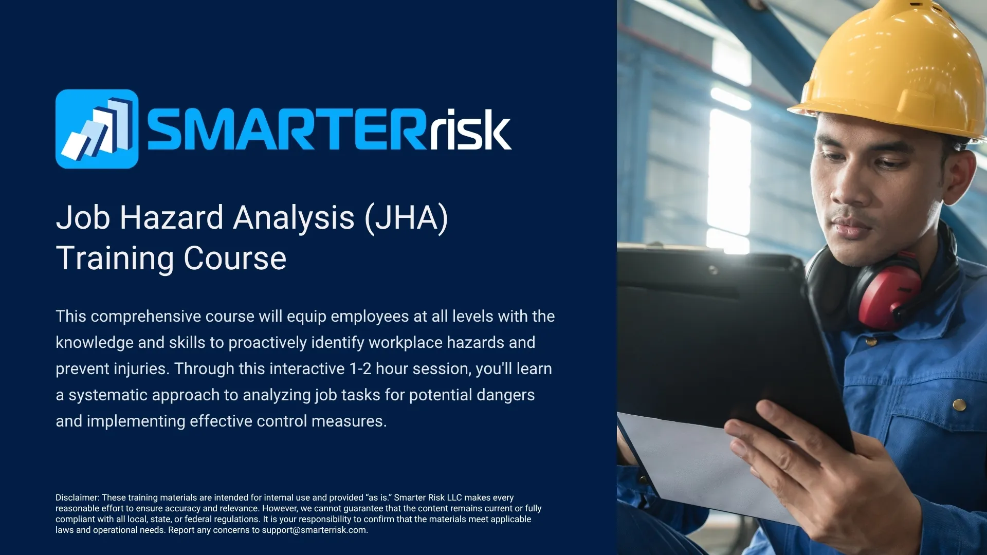 Job Hazard Analysis (JHA) / Job Safety Analysis (JSA) Training Course