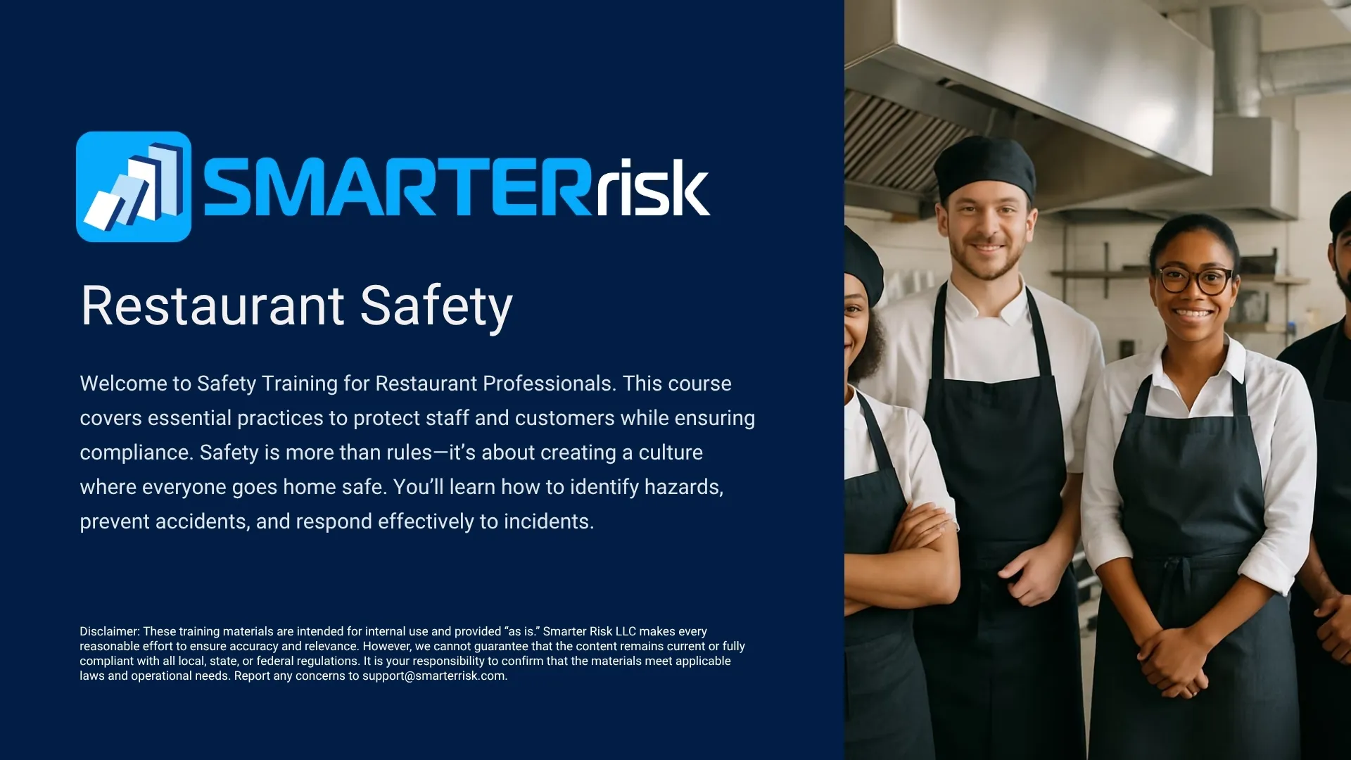 Kitchen Safety Training Course