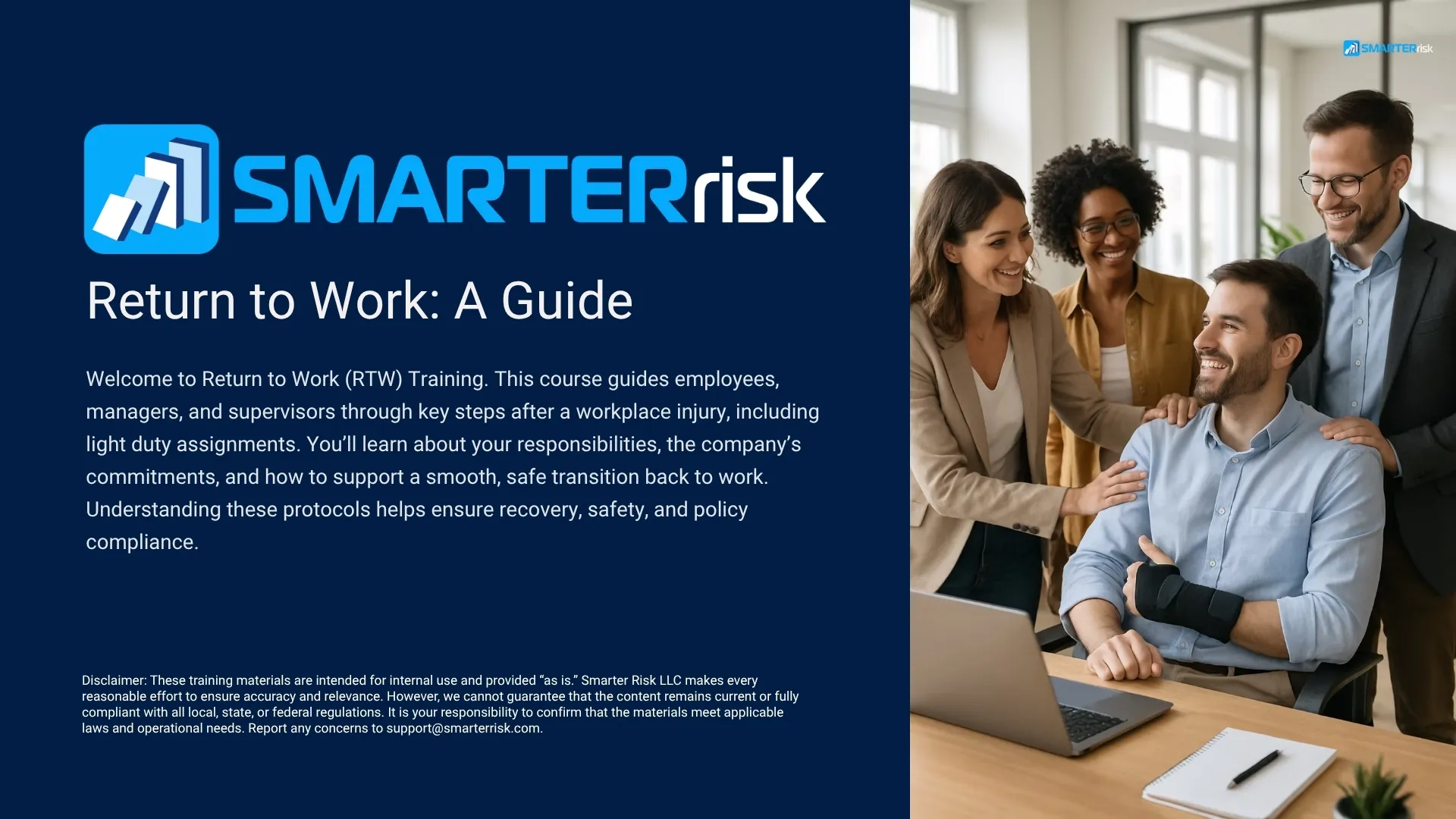 Return to Work Training Course