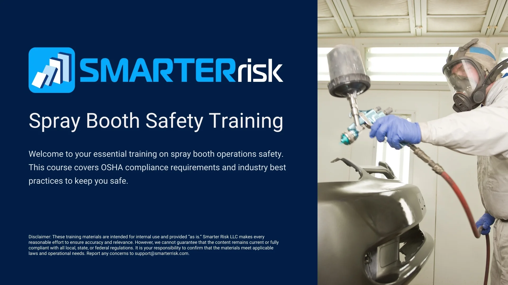 Spray Booth Safety Training Course