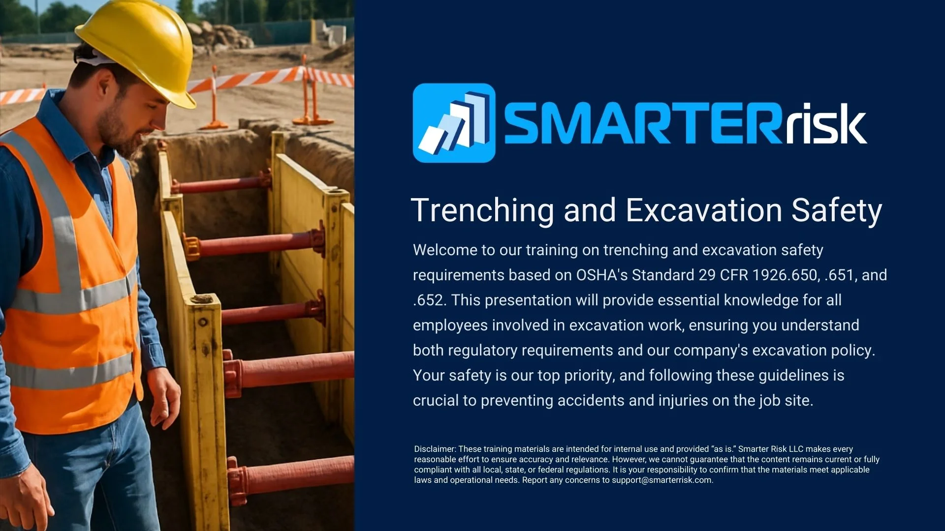 Trenching Safety Training Course